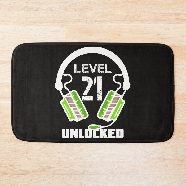 Item preview, Level 21 Unlocked Video Gamer Headset  designed and sold by Maka4.