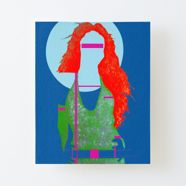 Saint Glam -by the Saints Art Project Canvas Mounted Print
