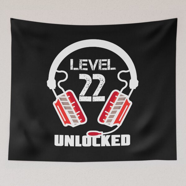 Item preview, Level 22 Unlocked Video Gamer Headset  designed and sold by Maka4.