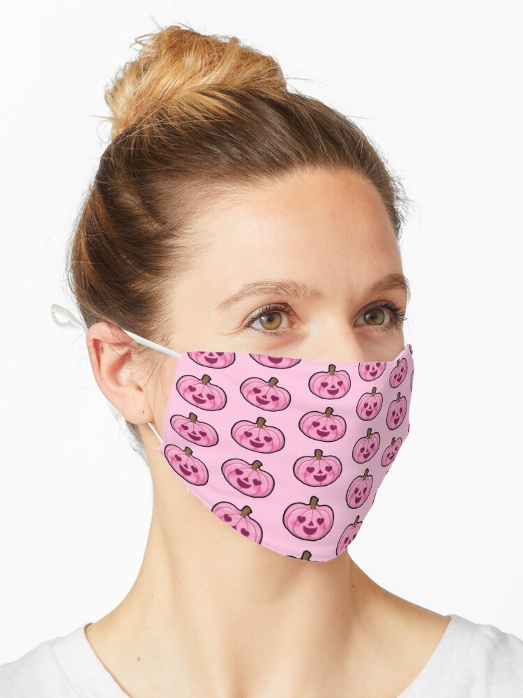 pink pumpkin mask