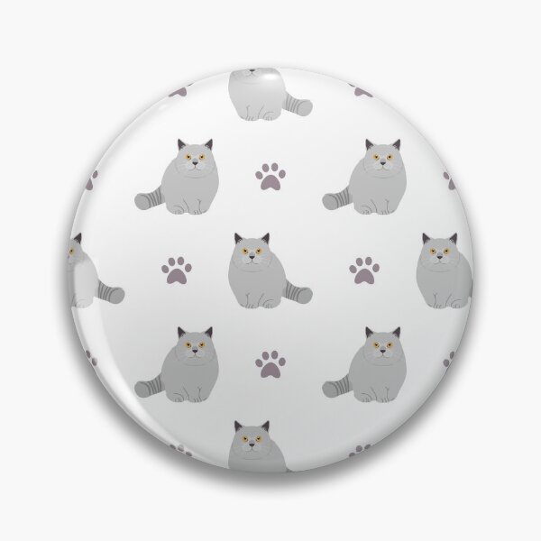 Item preview, British Shorthair Cat and Paw Print designed and sold by lulululupaint.