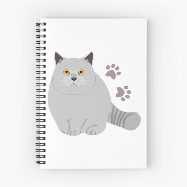 Item preview, British Shorthair Cat and Paw Print designed and sold by lulululupaint.