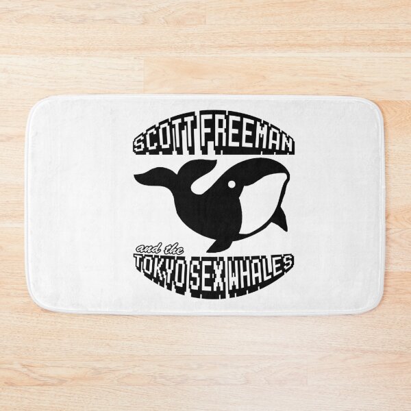 Item preview, Scott Freeman and the Tokyo Sex Whales Black on White Design designed and sold by ScottFreeman.