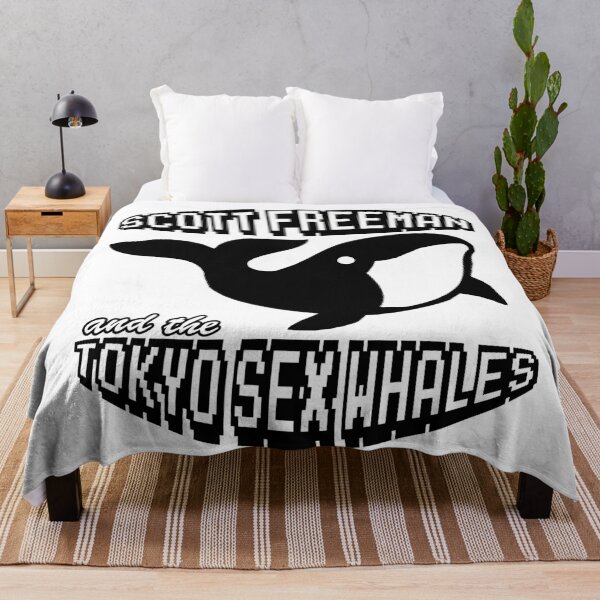 Item preview, Scott Freeman and the Tokyo Sex Whales Black on White Design designed and sold by ScottFreeman.