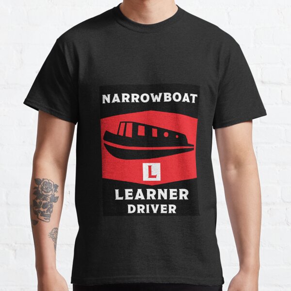 Narrowboat Canalboat Gifts - Funny Canalboat Gifts - Narrow Boat T shirts - Canal Boat Mugs - Captains Classic T-Shirt