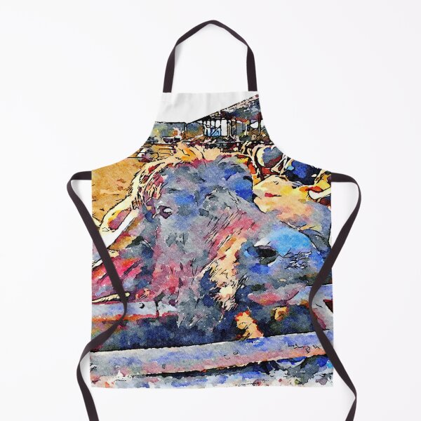 Item preview, Buffaloes in the stall designed and sold by Giuseppe Cocco.