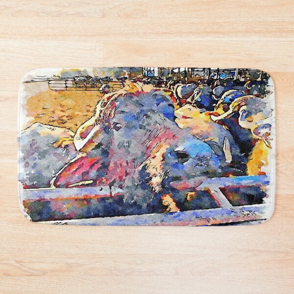 Item preview, Buffaloes in the stall designed and sold by Giuseppe Cocco.