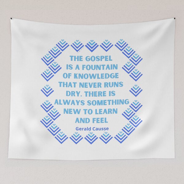 Item preview, The Gospel is a fountain of knowledge designed and sold by Heather Walton.