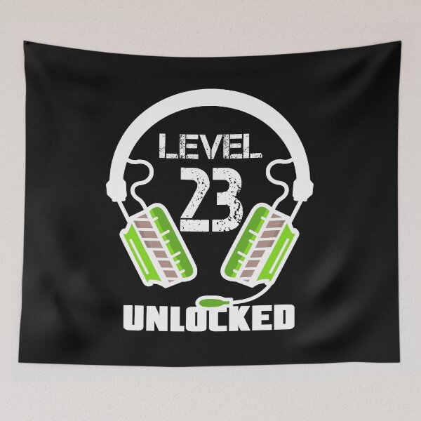 Item preview, Level 23 Unlocked Video Gamer Headset  designed and sold by Maka4.
