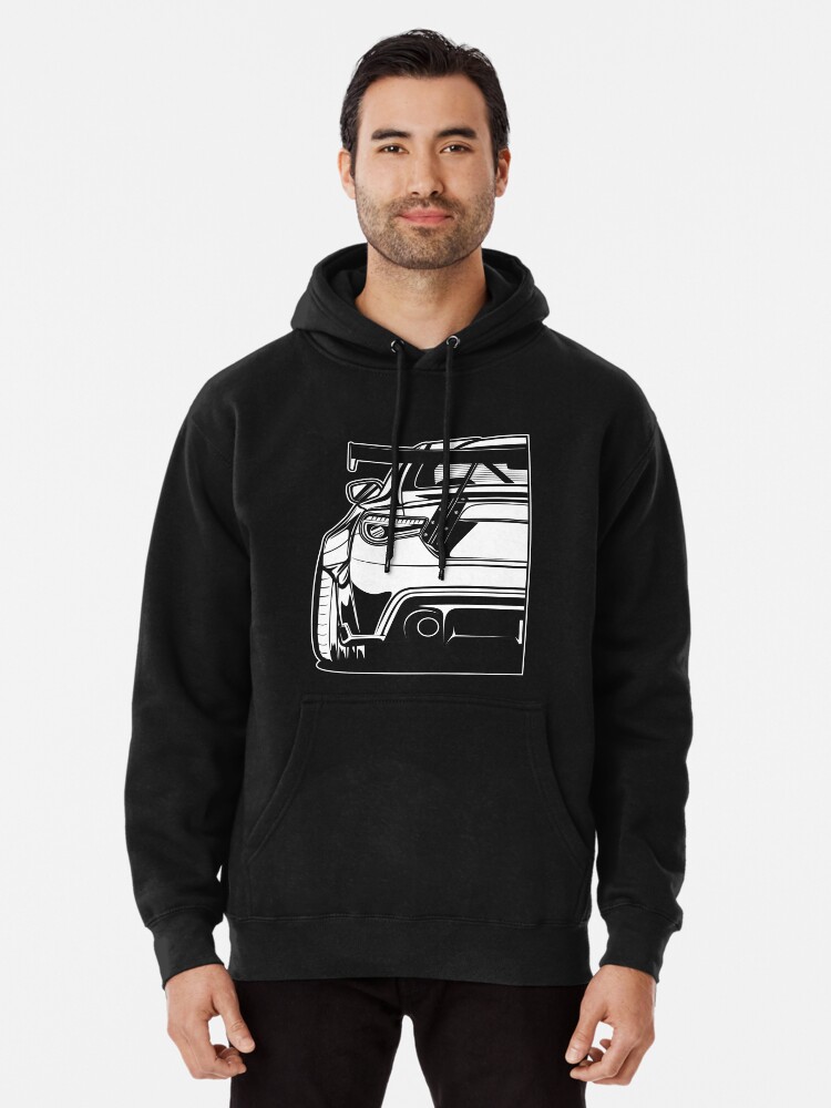 Toyota GT86 Subaru BRZ White Print Pullover Hoodie