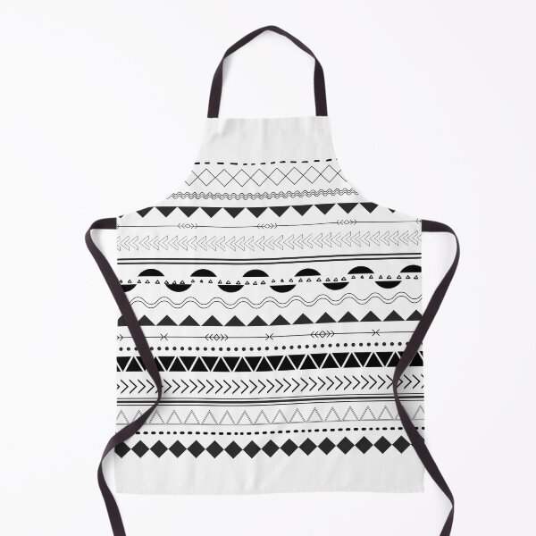 Item preview, white and black aztec pattern designed and sold by hajar1405.