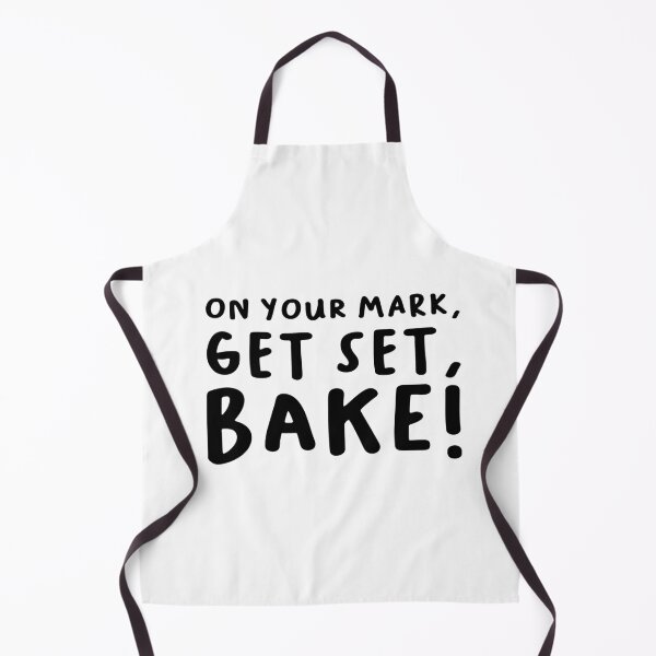 Item preview, Great British Bake Off - On your mark, get set, bake! Illustration designed and sold by TheBritishShop.