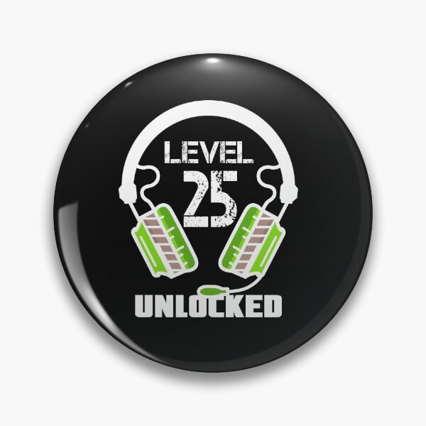 Item preview, Level 25 Unlocked Video Gamer Headset  designed and sold by Maka4.