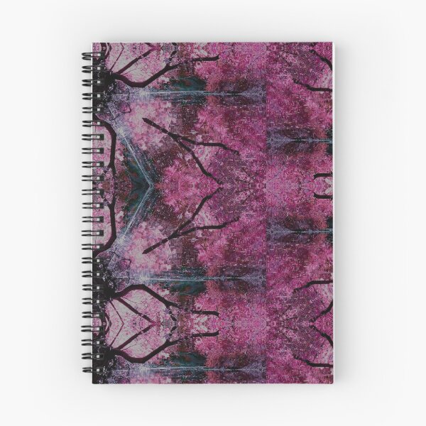 Item preview, Stunning Pink and Black Textile Pattern With Black Tree Branches designed and sold by Zen  Goat.