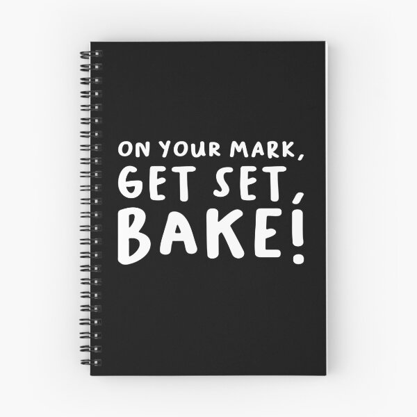Item preview, Great British Bake Off - On your mark, get set, bake! Illustration designed and sold by TheBritishShop.