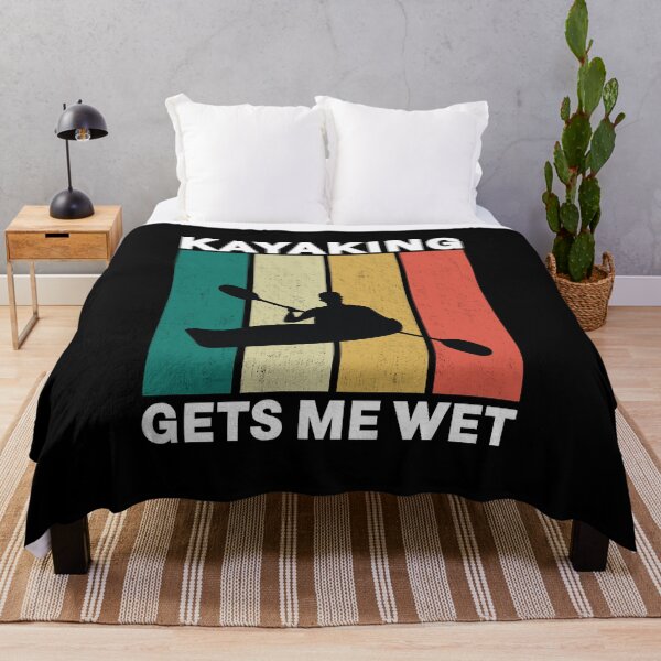 Item preview, Kayaking Gets Me Wet Retro designed and sold by johnking2808.