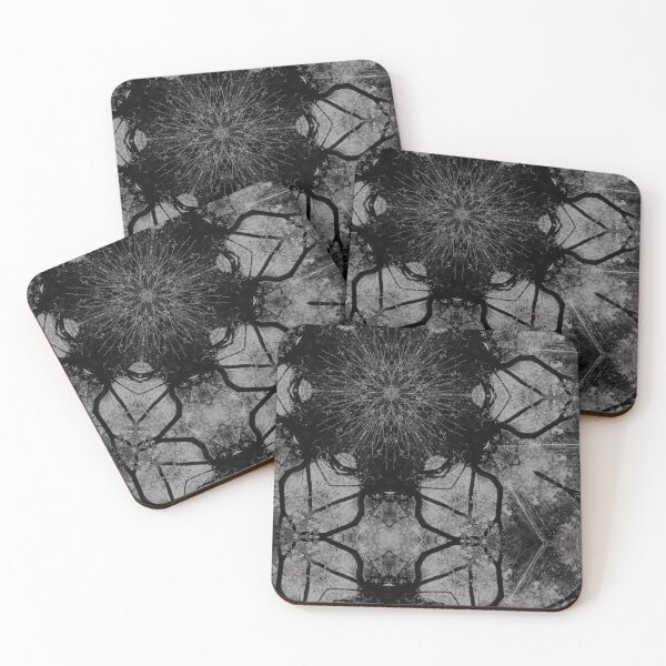 Item preview, Detailed Black and White Textile Abstract Branching Patterned  designed and sold by Zen  Goat.