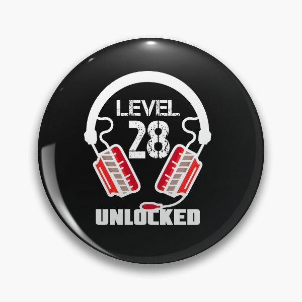 Item preview, Level 28 Unlocked Video Gamer Headset  designed and sold by Maka4.