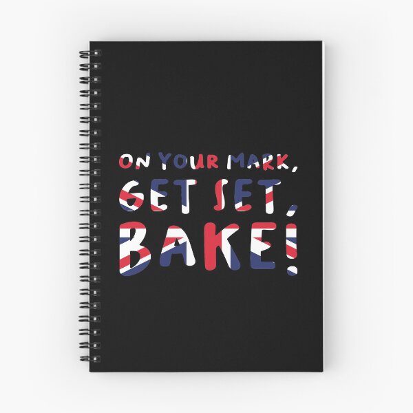 Item preview, Great British Bake Off - On your mark, get set, bake! Illustration designed and sold by TheBritishShop.