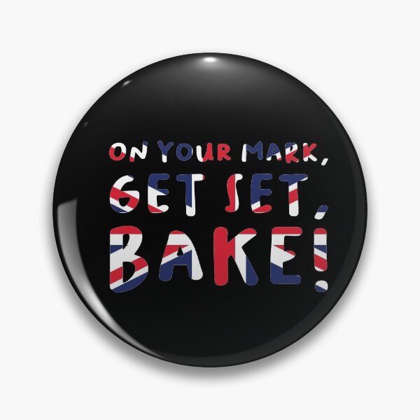 Item preview, Great British Bake Off - On your mark, get set, bake! Illustration designed and sold by TheBritishShop.