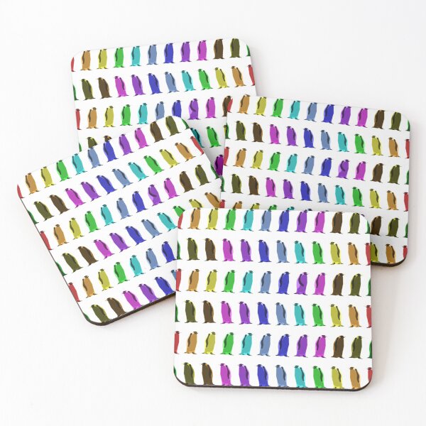 Aperçu de l'œuvre Parade des pingouins créée et vendue par RainbowFishArt.