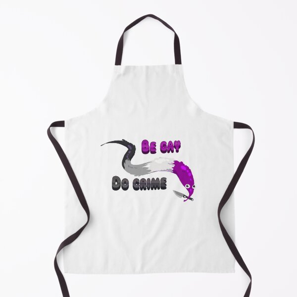 Item preview, BE GAY DO CRIME Worm on a string sticker / Worm on a string asexual with knife designed and sold by wewo ewo.