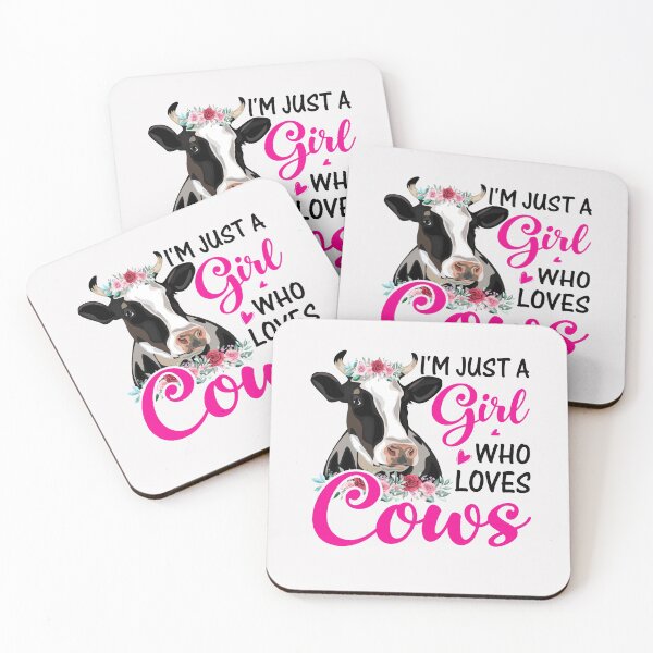 Item preview, Funny I'm Just A Girl Who loves Cows, Cow Farmer Farm Women Gifts designed and sold by Best Designer.