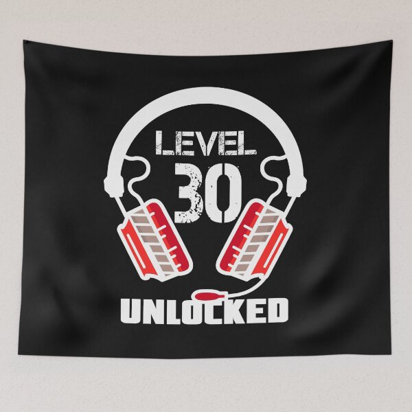 Item preview, Level 30 Unlocked Video Gamer Headset  designed and sold by Maka4.