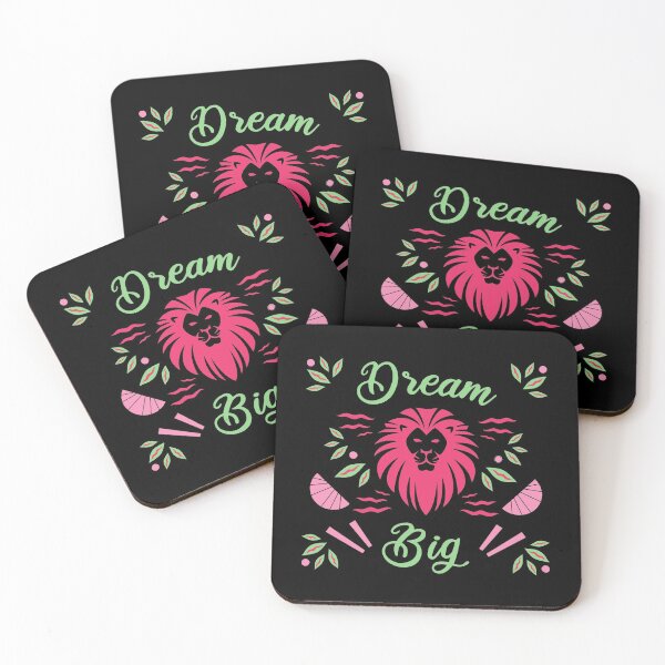 Item preview, Dream Big Pink Lion Chill designed and sold by Michael Schmidt.