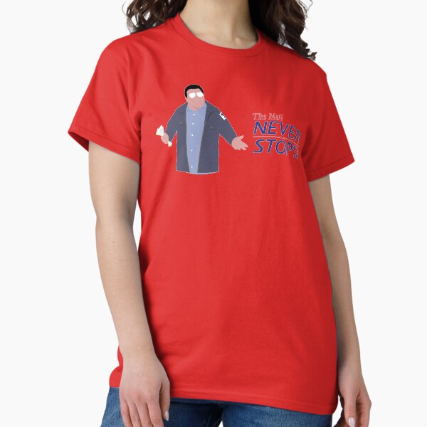 Item preview, The Mail Never Stops designed and sold by doctorheadly.