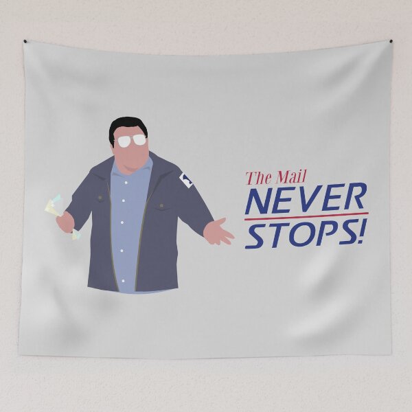 Item preview, The Mail Never Stops designed and sold by doctorheadly.