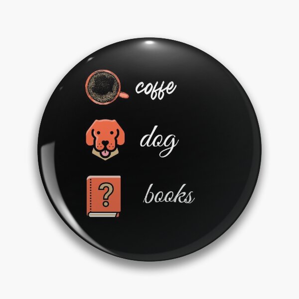 Item preview, coffee dog and book designed and sold by lyboogie.