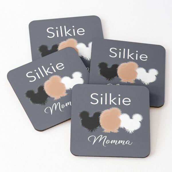 Item preview, Silkie Momma, Black White and Buff Silkie Chickens designed and sold by Cute Designs Shop.