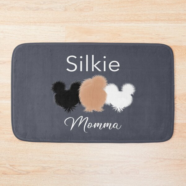 Item preview, Silkie Momma, Black White and Buff Silkie Chickens designed and sold by Cute Designs Shop.