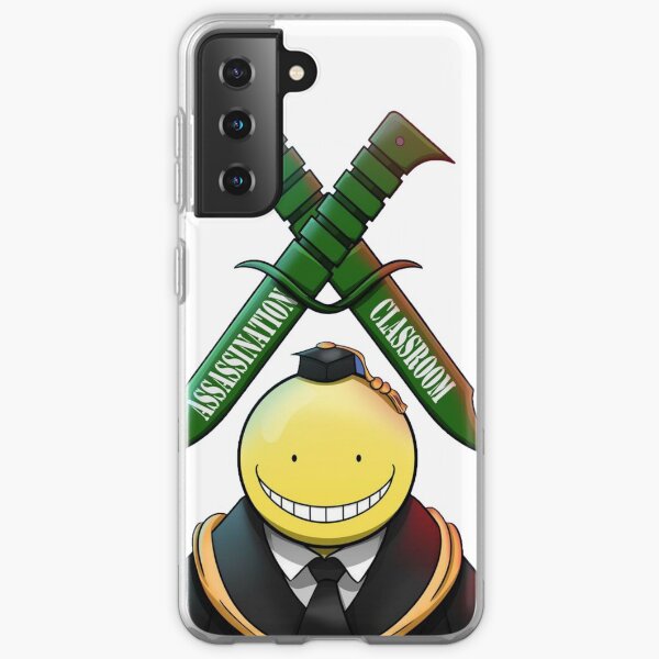 Assassination Classroom - Koro Sensei et couteaux Coque souple Samsung Galaxy