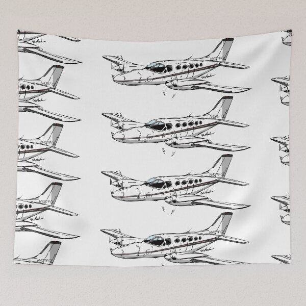 Artikelvorschau, Cessna 421 N421FC ohne Tiptanks entworfen und verkauft von Michael Garber.
