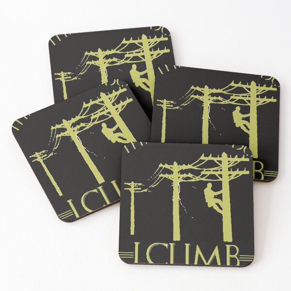 Item preview, LINEMAN - I CLIMB AND I KNOW designed and sold by Sherryteesd.