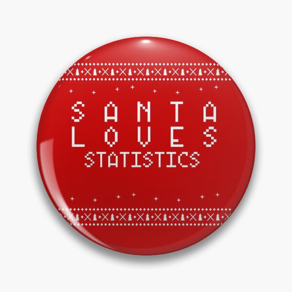 Item preview, Santa Loves Statistics - christmas gift -Statistics gift christmas designed and sold by SweetPrintLoved.