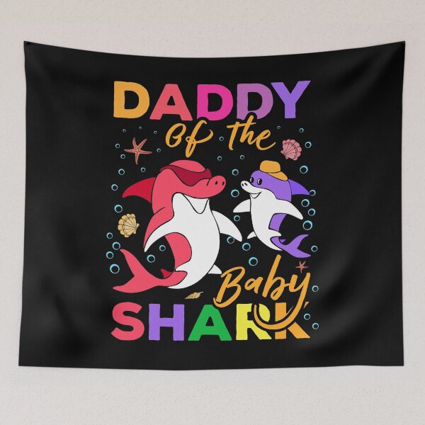 Item preview, Daddy Of The Baby Shark Birthday Boy, Kids Daddy Shark designed and sold by topdesignarts.
