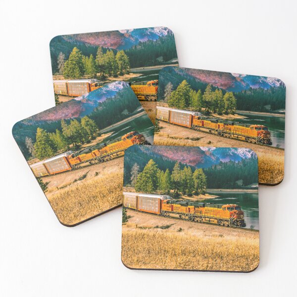 Item preview, Car Train by the River designed and sold by Bryan Spellman.