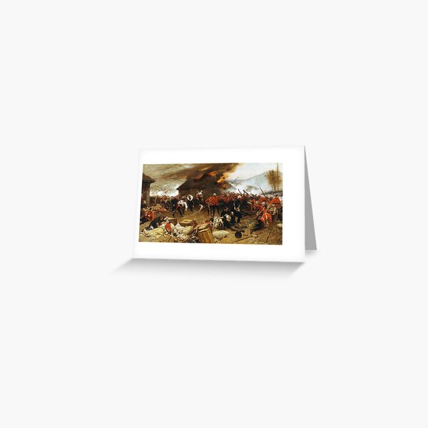 ZULU. Rorke's Drift. Greeting Card