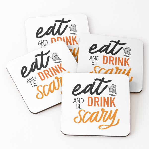 Item preview, Eat Drink and Be Scary designed and sold by diginomdesigns.