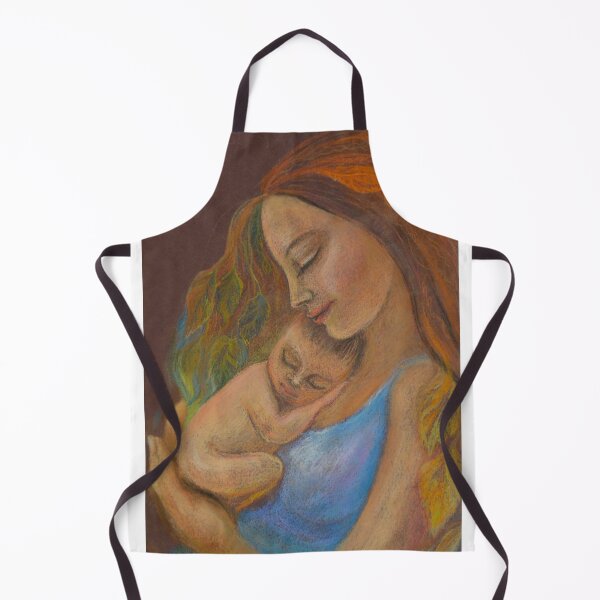 Item preview, A very tender picture of motherhood. The mother and the baby. designed and sold by Elena Reutova.