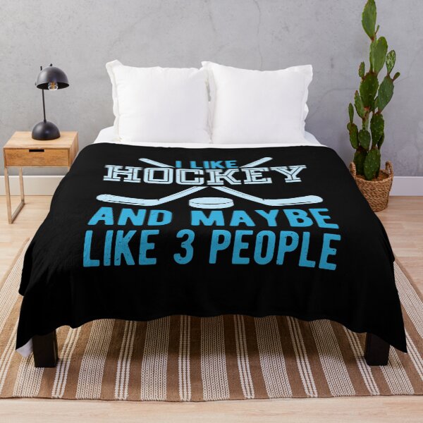 Item preview, I Like Hockey And Maybe Like 3 People Funny designed and sold by artworkbyrihen.