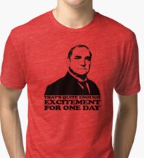 Downton Abbey Carson Excitement Tshirt Tri-blend T-Shirt