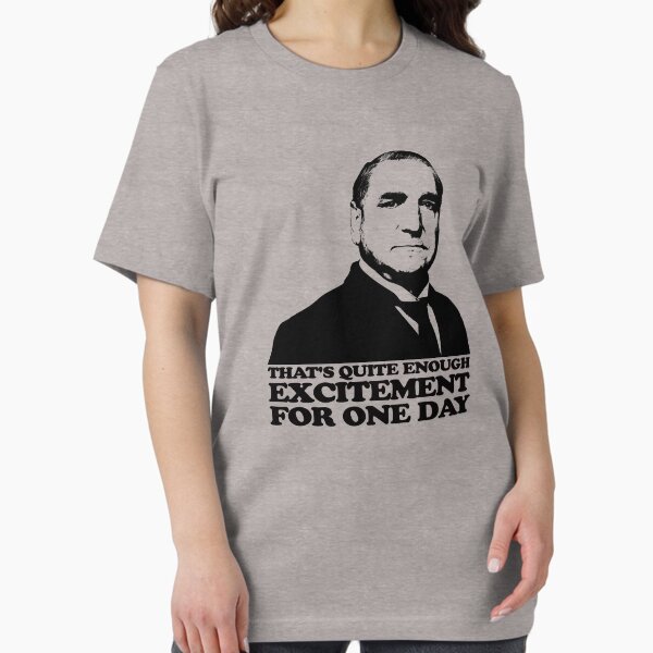 Item preview, Downton Abbey Carson Excitement Tshirt designed and sold by theshirtnerd.