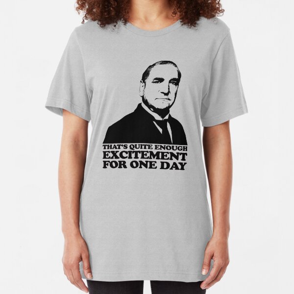 Downton Abbey Carson Excitement Tshirt Slim Fit T-Shirt