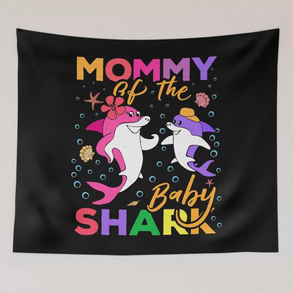 Item preview, Mommy Of The Baby Shark Birthday Boy, Kids Daddy Shark designed and sold by topdesignarts.