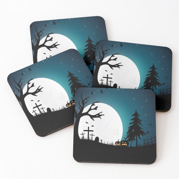 Item preview, Scary Halloween Cemetary designed and sold by Fashimation20.