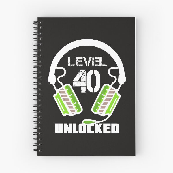 Item preview, Level 40 Unlocked Video Gamer Headset  designed and sold by Maka4.